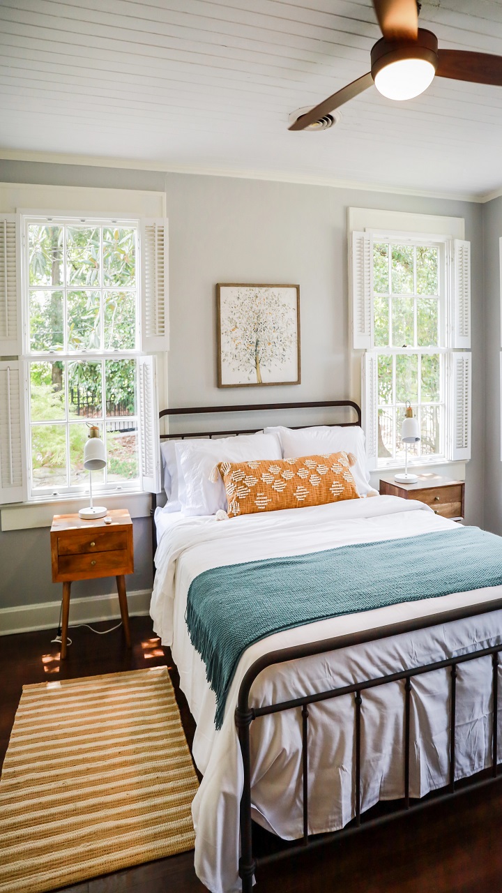 Floating Your Bed Off the Wall Fixes More Than You'd Think